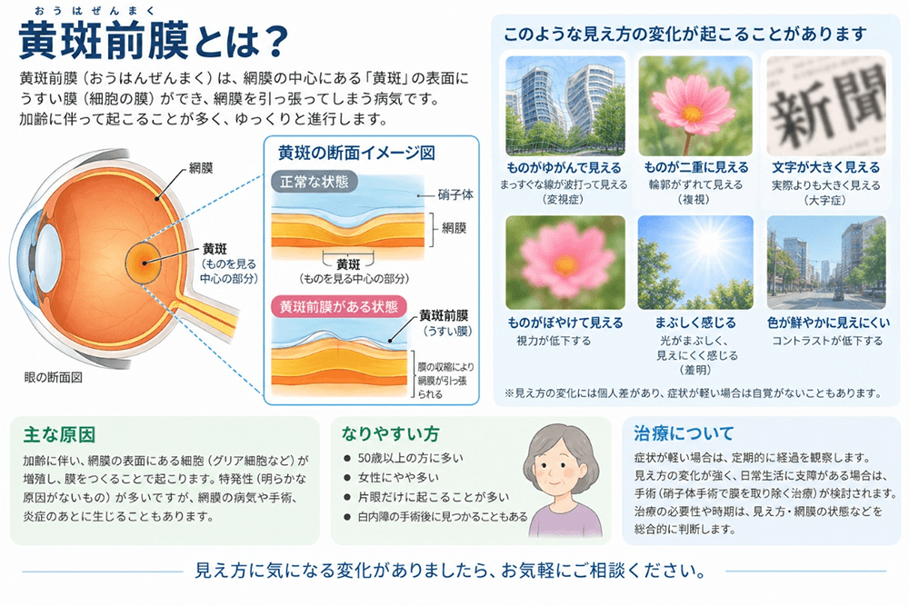 黄斑前膜とは？